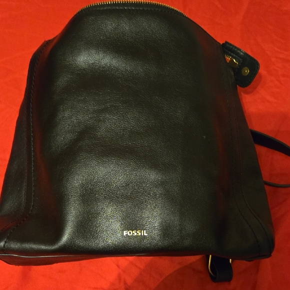 Fossil Black Backpack with Timeless Leather Design main image 6
